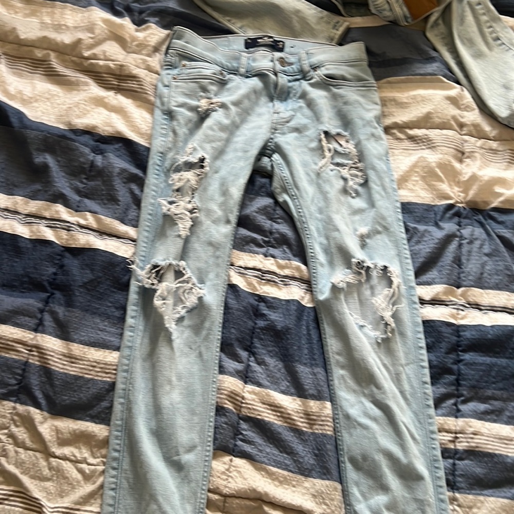 Holister jeans stacked skinny w28 L30